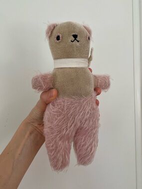 Polka Dot Club Bear - Cream & Pink